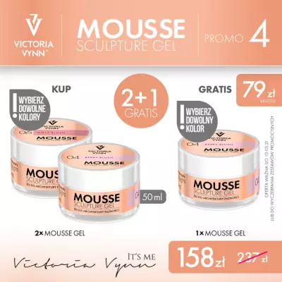 Victoria Vynn Zestaw promocyjny 2 + 1 Mousse Gel z pamięcią cieczy